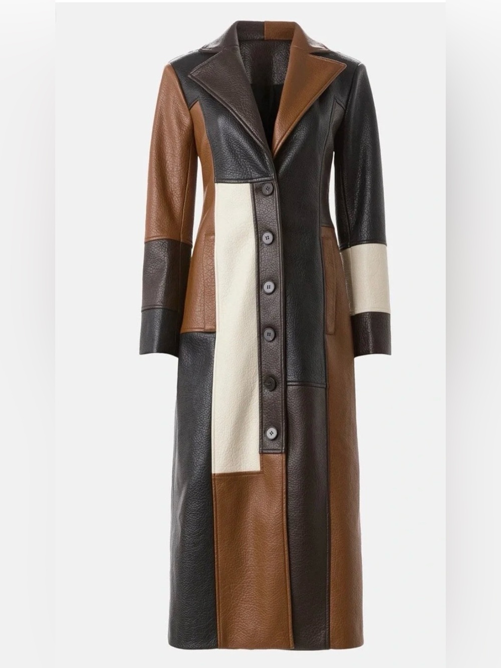 Ronny Kobo Carla Faux Leather Coat size 8 - Picture 12 of 17